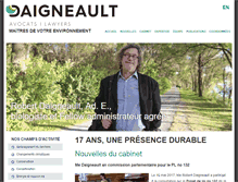 Tablet Screenshot of daigneaultinc.com